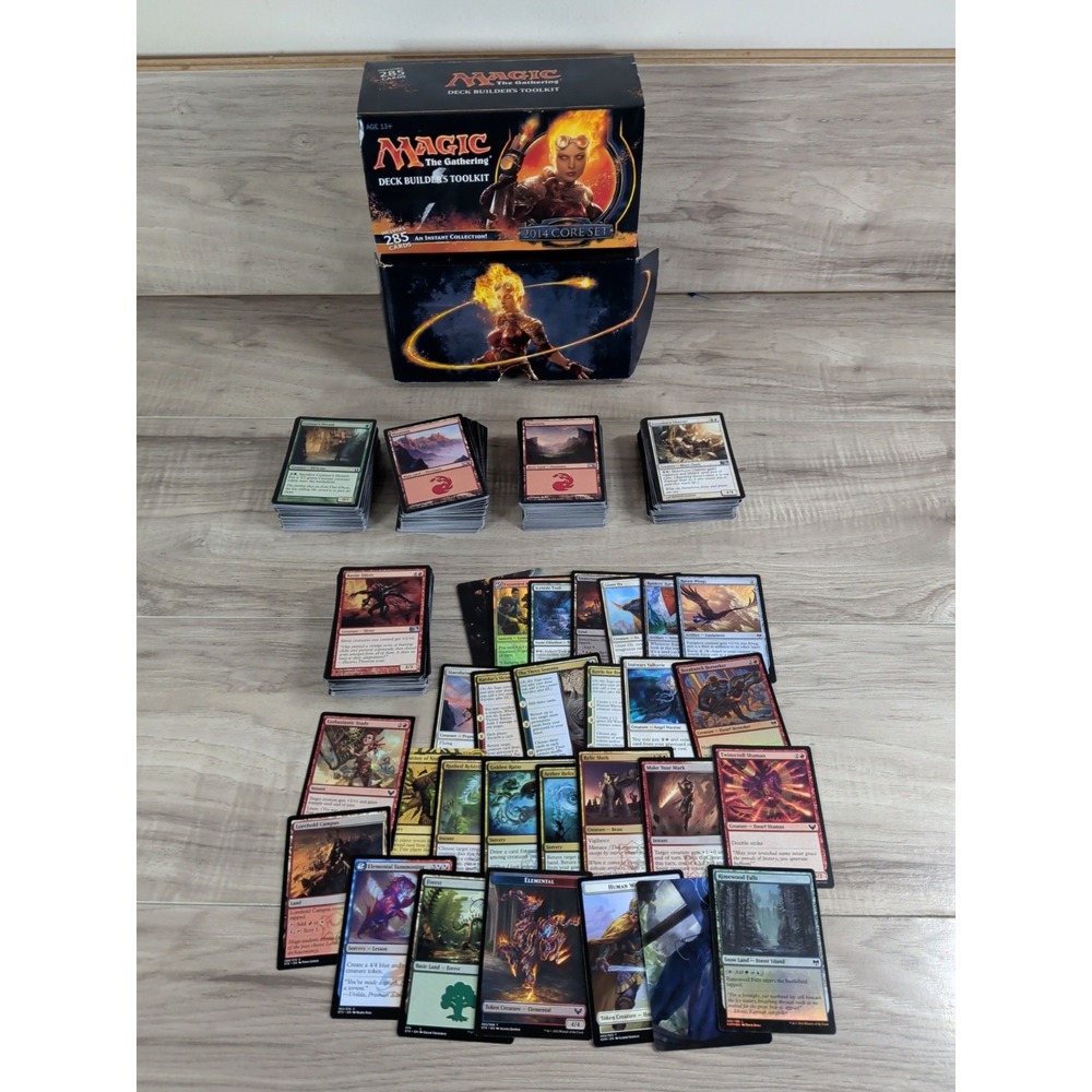 Magic The Gathering Trading Cards Bundle Deck Builder 2014 ( + 500 cards ) MIX